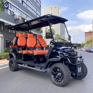 Street Legal 72v Golf Carts Electric 6 Seater Golf Buggy Lithium Battery Electric Golf Cart