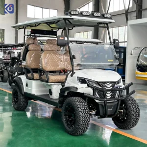 Street Legal 72v Lithium Battery Golf Car Custom Electric Golf Cart 6 Seater Golf Buggy