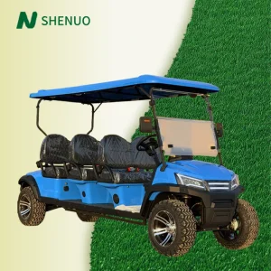 Stylish Closed Golf Cart Durable Golf Buggy for Resort and Hotel