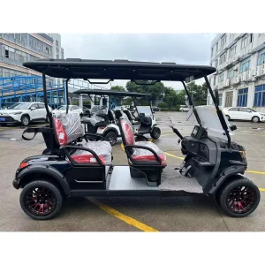 Stylish Design High Operational Efficiency 4 Seater Forward Facing 72v Lithium Battery Electric Golf Carts for Hotel & Resort