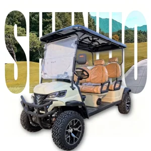 Stylish Golf Cart Vintage Car Golf Cart Dash Storage Durable Electric Vehicle for Community Transport