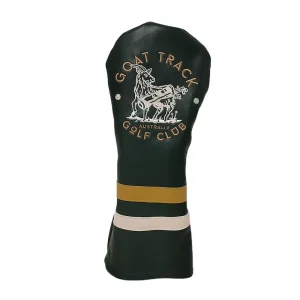 Stylish PU Leather Golf Headcovers Custom Printed Embroidery Logo Driver Fairway Hybrid Club Head Protectors Golf Goods