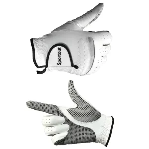 Super Soft Anti Slip Left Hand Mens Pu Leather Golf Gloves