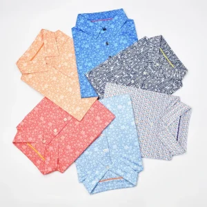 Supplier Customized logo Comfortable Summer Men’s High-quality Golf Shirts Suitable for Sports Moisture-wicking and Breathable