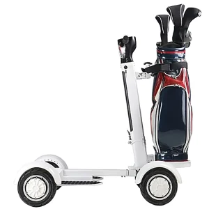 Supplier Factory Price 4 Wheel Folding Golf Cart Scooter Long Distance Stand On Trolley Brushless Motor Lithium Battery