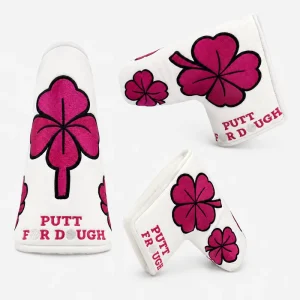 Supplier PU Leather Weaving Pattern Blade Putter Golf Headcover Custom Golf Club Cover