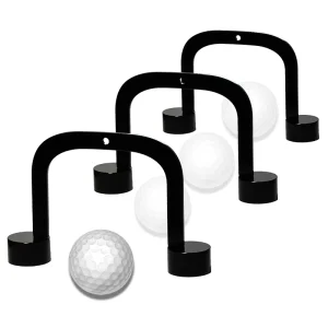 Swing Trainer for Golf Putting Metal Material Indoor Home Office Training Aid with Aim Target Gates Three Specification Sets