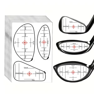 Swing Training Aid Impact Labels Non-Residue Golf Impact Tape for Iron Wood Fairway Clubs