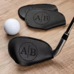 Synthetic Leather Golf Iron Head Cover Golf Club Accessory Iron Wedge Headcover Golf Club Covers for Men & Women