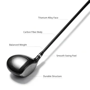 T700 Carbon Fiber Golf Shaft Titanium Alloy Golf Club Head Custom Golf Iron Club for Men and Women Multiple Flex Optional