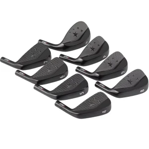 TIG080 Golf Iron Set Club Heads for Men Soft Iron Forged Low Center of Gravity with Star Pattern