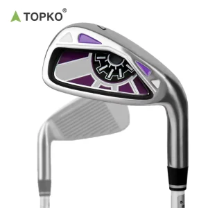 TOPKO Customized Iron Golf Clubs High Quality Sliver Golf Irons New Design CNC Milling Iron Set Golf Clubs