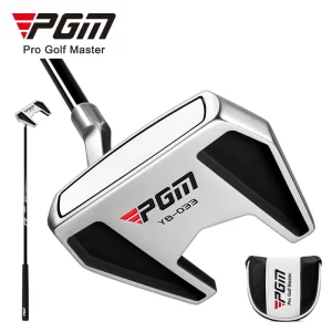 TUG077 Custom Adult Left Handed Mallet Putter Steel Shaft R Flex PU Grip Men’s Golf Club