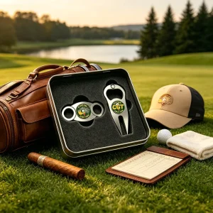 Table Cigar Cutter Custom Engrave Or Camouflage 5In 1 Cigar Cutter Stainless Steel Custom Logo Golf Ball Marker