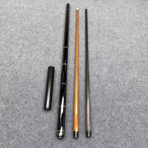 Tacos De Billar 1/2 Split Carbon Fiber Pool Cue Stick with Double-shaft Radial Joint 12.5mm Tip for Adults