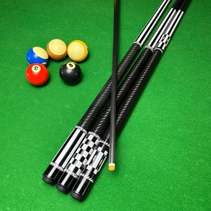 Tavon 3K Twill Carbon Fiber Pool Cue Stainless Steel Joint Professional Billiard Stick For High End Commercial Club Supply