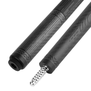 Tavon OEM Custom 1 2 Jointed Carbon Fiber Billiard Cue Warp Resistant 11.8 12.5mm Pool Stick for Club Distributors