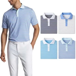 Technical Pique Golf Polo High-Performance Business Casual Shirt for Premium Clubs Custom