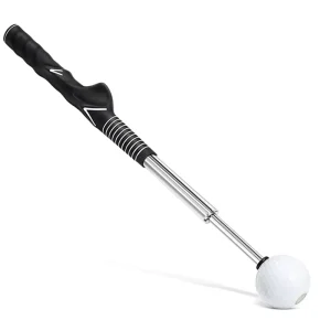 Telescopic Warm up Golf Swing Trainer Correction Gesture Training Aid Rhythm Grip Training Stick