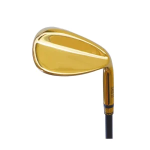 The Factory Custom Golden Painting Stainless Steel Mirror Polish Golf Wedge Club Head