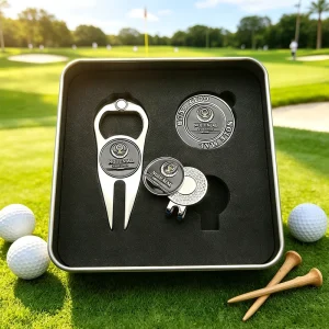 Top Supplier Golf Gift Set Professional Embossed Divot Tool New Design Golf Poker Chip New Creative Custom Logo Ball Markers