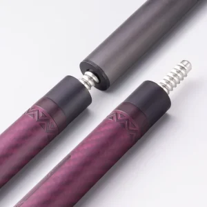 Toray Carbon Fiber Pool Cue Shaft 12.5mm Ultra Low Deflection High Density for Pro Players Radial Joint Available