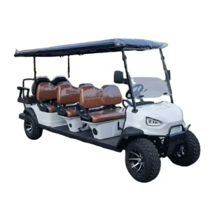 Touch-Screen Lifted 6 to 8 Passenger Electric or Gas Hunting Golf Cart Golf Trolley Buggy