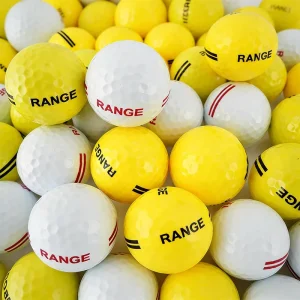 Tour Quality Colored Custom Logo Golf Practice Balls Premium Two Layer Golf Ball for Driving Ranges