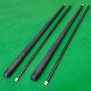 Tournament Control Specialist Cue 100% Pure Carbon Ultra Low Deflection Design for Break Accuracy & Play Precision