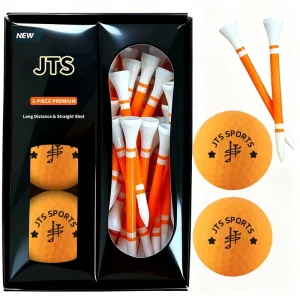 Tournament Golf Balls Custom Logo Surlyn Urethane Matte Three Piece Long Distance High Speed Gift Box Packaging