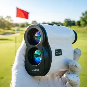 Tournament Grade Laser Golf Rangefinder 500m with 6X HD Zoom IP54 Waterproof Slope Adjustment Technology for Pro Players