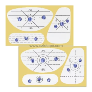 Training Aid Blue Impact Golf Club Face Sticker for Improving Swing Accuracy