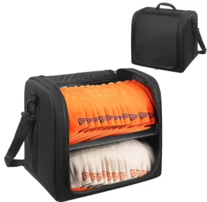 Travel Hat & Golf Caps Organizer Storage Shoulder Bag with Zipper Closure 20-36L Unisex