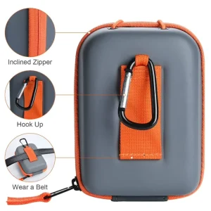 Travel Organizer Pouch EVA Golf Rangefinder Hard Case EVA Carrying Storage Box EVA Travel Golf Range Finder Bag