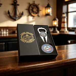 Trending Products Promotional Raised Metal Creative Bulk Golf Ball Marker Hat Clip Set