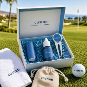 Tropical Coast Style Custom Personality Golf Gift Set Luxury Golf Accessory Kit Customizable Business Golf Gift for Men Women