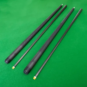 TuoYuan American Nine Ball Easy to Store Carbon Fiber Pool Cue Shafts Custom Pattern Stainless Steel Joint 18 20oz Weight
