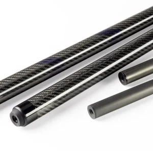 TuoYuan Expert 11.8 12.5mm Billiard Smooth Glide Black Custom Logo Carbon Fiber Pool Cue for Club Use Manufacturer Direct