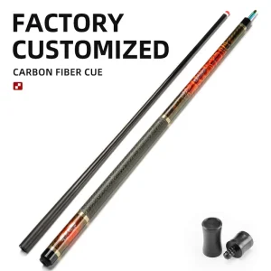 TuoYuan Factory Direct Classic 20oz Weight Center Joint Billiard Stick Carbon Fiber Pool Cue for Daily Practice Playing
