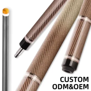 TuoYuan Factory Price Custom logo Carbon Fiber Snooker Pool Billiard Cue Stick Can Be Mass produced