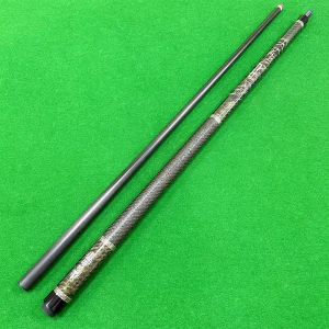 TuoYuan High-end 1/2 Jointed Floral Inlay Producer Luxury Stick Carbon Fiber Pool Cue by Air Ship