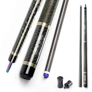 TuoYuan Innovative 12.9mm Tip Jump Cue Style Leading Factory Action Stick Carbon Fiber Pool Cue for Jumping