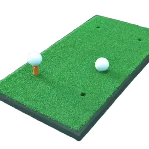 Turf Grass Swing Practice Mat Golf Training Aids Rubber Base Short Golf Hitting Mat Putting Green Type