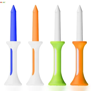 Two-Color Soft PP+TPR OEM/ODM Artistic Correction Function Golf Tees Ball Holder Practice Aids Custom Golf Tee Factory Supply