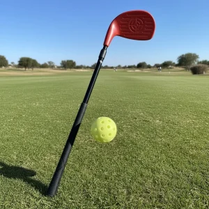 Two section Telescopic Golf Club Large Plastic Head Alloy Shaft Rubber Grip Portable Training Club for Right Handed Beginners