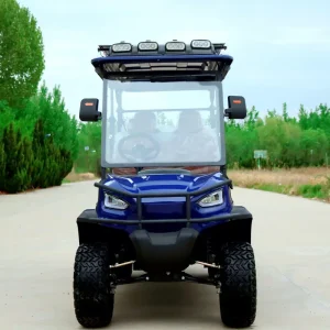 UK Customer Customized Right Hand Luxury 4-Seater Electric Golf Trolley Cart Buggy Car with CE Certification and 30-50Km/h Speed