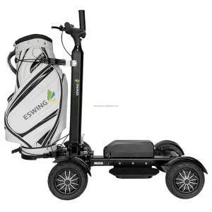 US Free Ship Electric Golf Trolley 4 Wheels Motorized Golf Mobility Scooter Mini Electric Golf Car