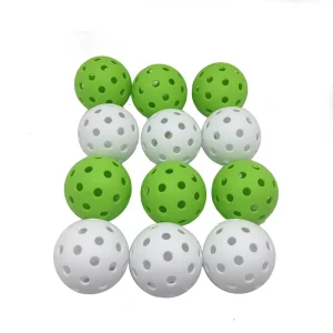 USAPA Approved Custom Made 41/74/90mm Hollow out Pickleball Paddle Ball Outdoor Sport Training Equipment for Adults Plastic