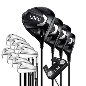 USGA Conforming OEM ODM 13pcs High-end Professional Golf Club Complete Set Men Golf Club Heads Black Golf Clubs