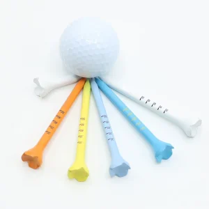 Ultra Thick Plastic Golf Tees 70mm 83mm 4 Prongs Pegs that Reduce Friction